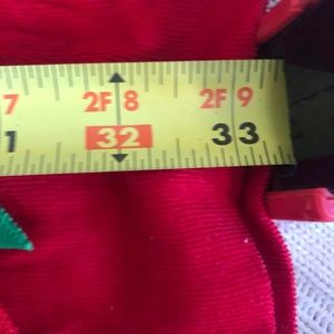 Handmade vintage style girls Christmas outfit